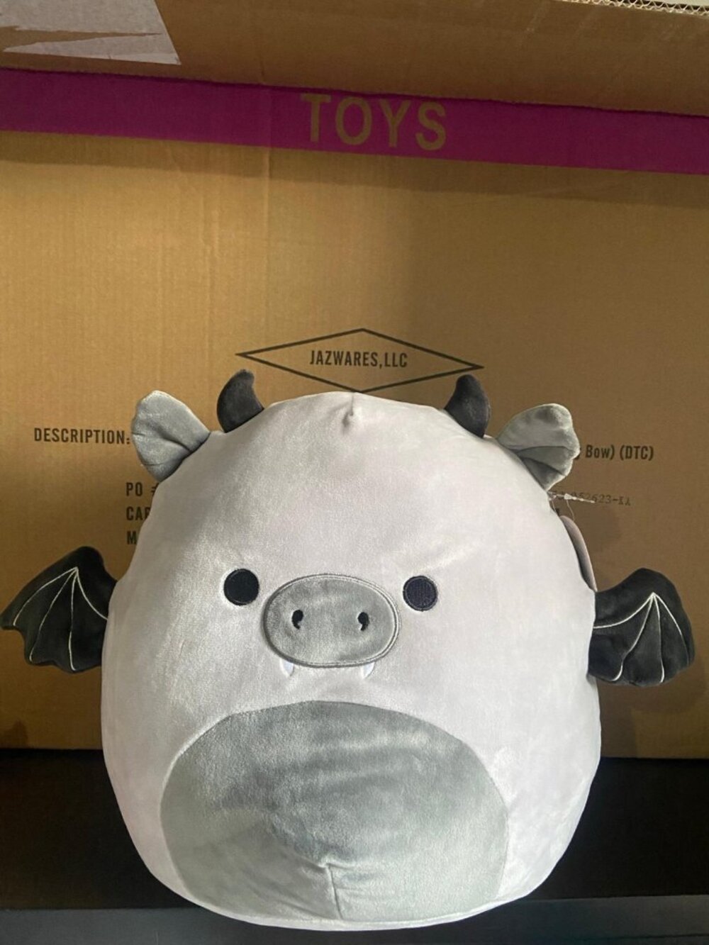 Squishmallow Prital Gargoyle 12” NWT Halloween Plush Squishmallows Kellytoy HTF